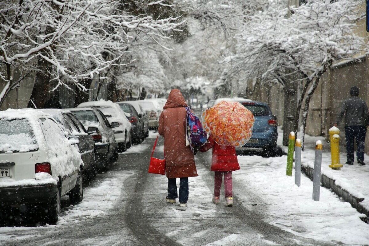 موج جدید بارش برف و باران به ایران رسید موج جدید بارش برف و باران به ایران رسید