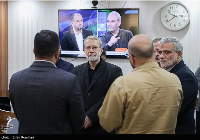 علی لاریجانی و جواد خیابانی در یک قاب + عکس