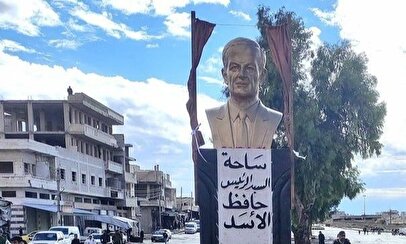 قبر حافظ اسد توالت عمومی شد + فیلم