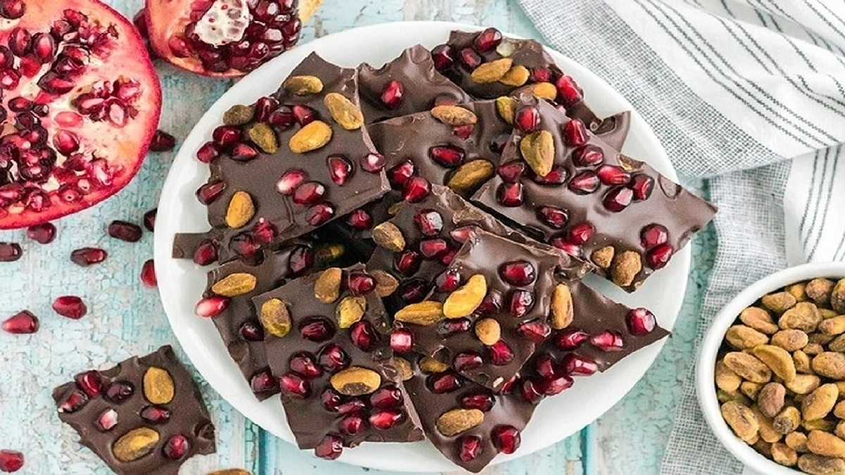 طرز تهیه شکلات یلدایی آسان در منزل طرز تهیه شکلات یلدایی آسان در منزل