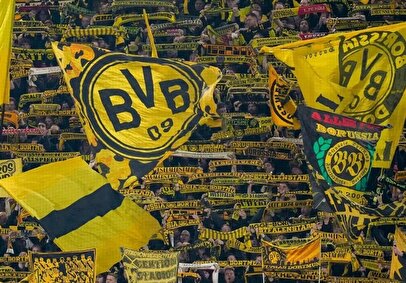 سکو‌های زردِ آلمان، شلوغ‌تر از همیشه/ دورتموند اول اروپا شد