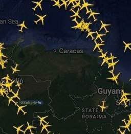 فوری ؛ حمله آمریکا به ونزوئلا / آسمان ونزوئلا خالی شد