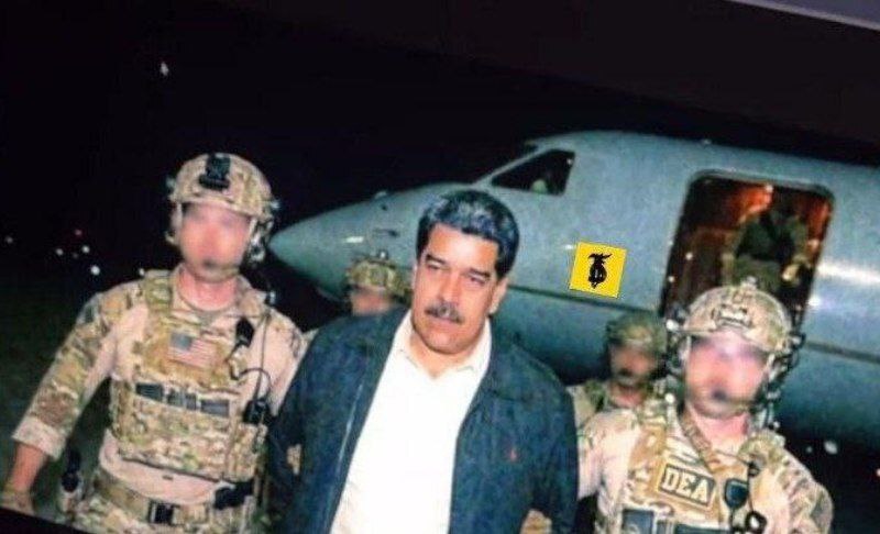 اولین تصاویر از بازداشت مادرو توسط آمریکا منتشر شد