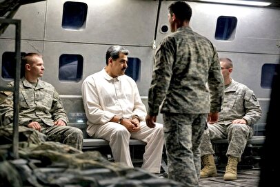 حرکت عجیب مادورو هنگام دستگیری توسط سربازان آمریکایی + فیلم