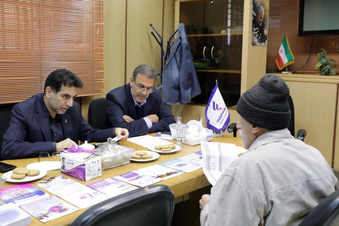 حضور مدیرعامل بانک رفاه کارگران در میز ارتباطات مردمی وزارت تعاون، کار و رفاه اجتماعی