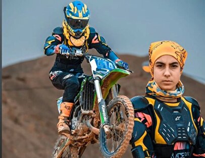 آخرین وضعیت النا معدنی‌پور دختر موتورسوار ایرانی