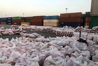 ۱۰۰ هزار تن برنج در بنادر تلنبار شده/ فاسد شدن و ریختن برنج در دریا ؟