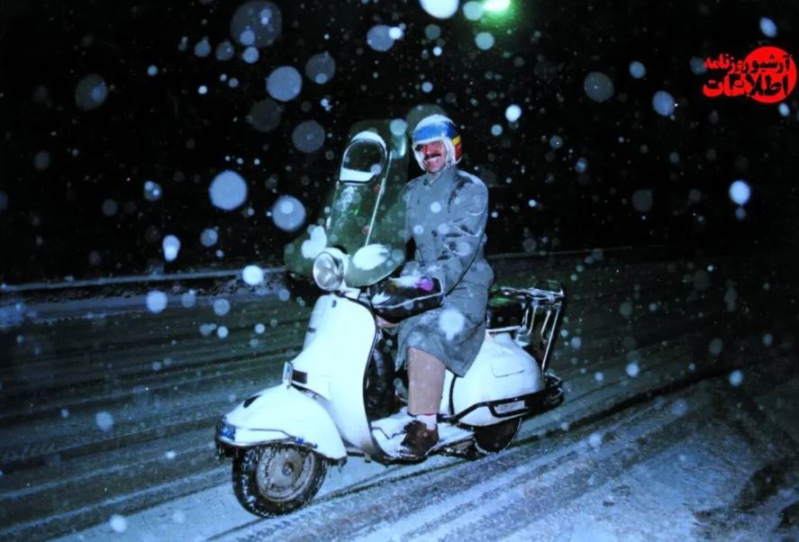 تهران برفی در دی‌ماه ۱۳۷۴ + عکس