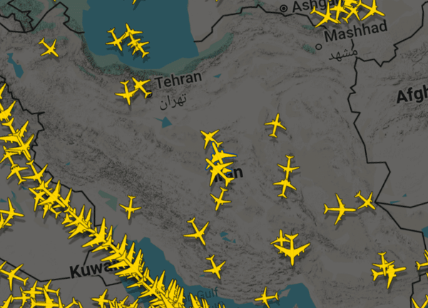 آخریت وضعیت آسمان ایران/ آیا حریم هوایی کشور بسته شده؟ +نقشه