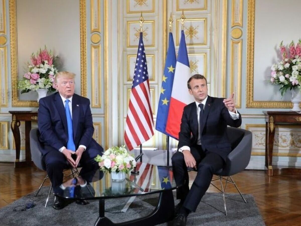 اعلان جنگ فرانسه به آمریکا / مکرون دست روی هدف ترامپ گذاشت