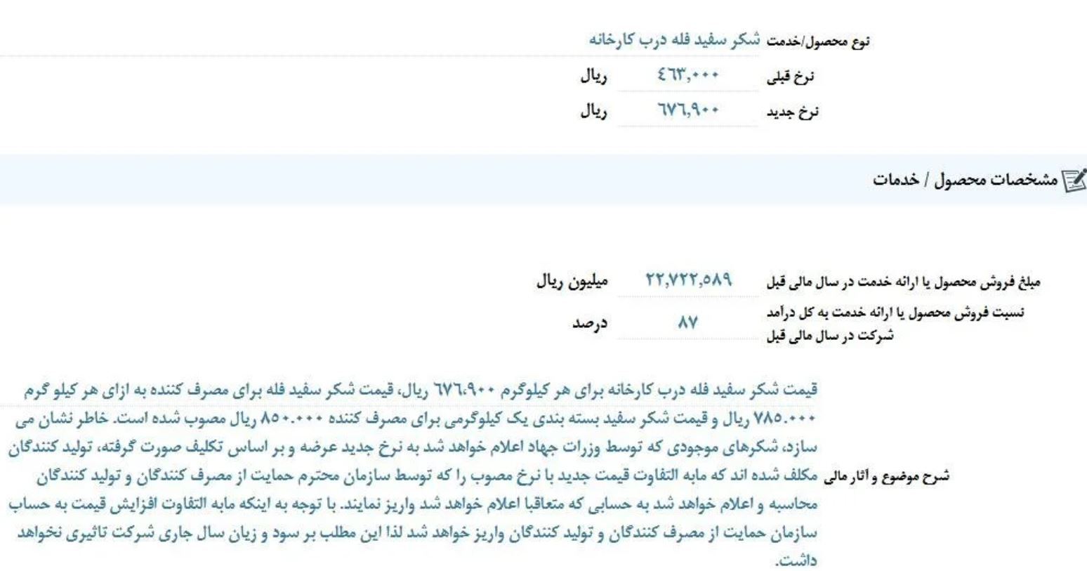 فوری/ مجوز افزایش قیمت شکر صادر شد+ قیمت جدید فوری/ مجوز افزایش قیمت شکر صادر شد+ قیمت جدید