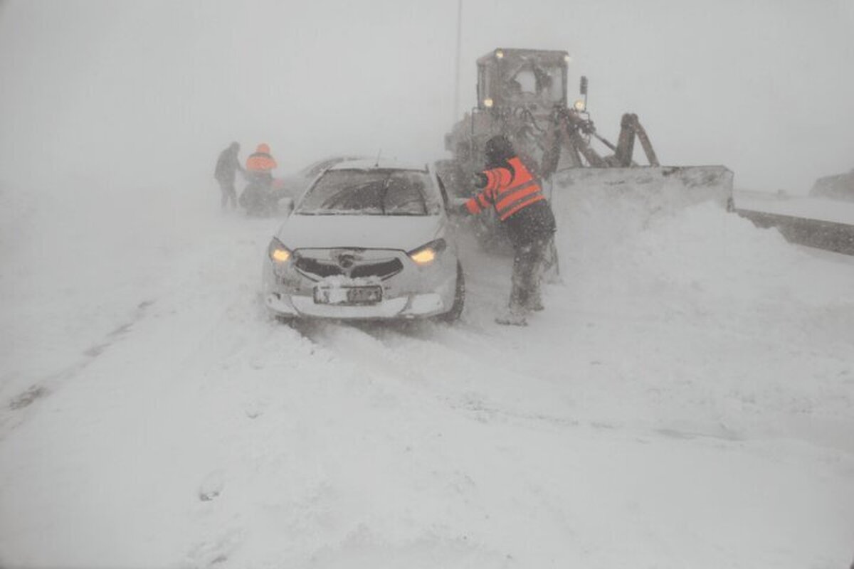 محور اردبیل - آستارا مسدود شد