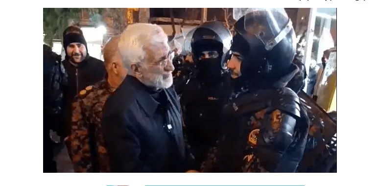 عکس سعید جلیلی کنار مأموران یگان ویژه وایرال شد