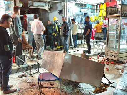 . انفجار پیتزافروشی در بندرعباس/ بررسی علت حادثه ادامه دارد