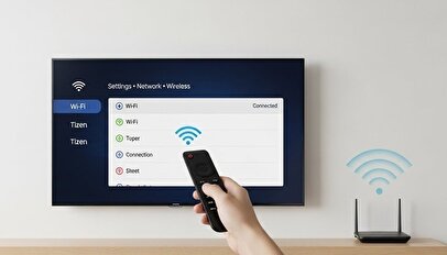 نحوه اتصال تلویزیون سامسونگ به وای فای