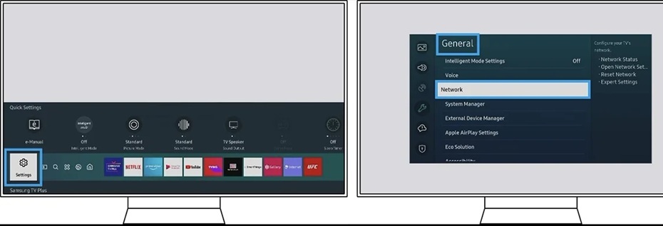 وصل کردن تلویزیون سامسونگ به اینترنت