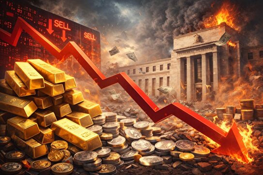 سقوط تاریخی طلا و نقره/ پایان رشد فلزات گران‌بها فرارسیده است؟
