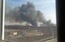 تصاویر دود غلیظ و حادثه پرند از یک زاویه جدید/ این تصاویر واقعیت را افشا کرد + فیلم