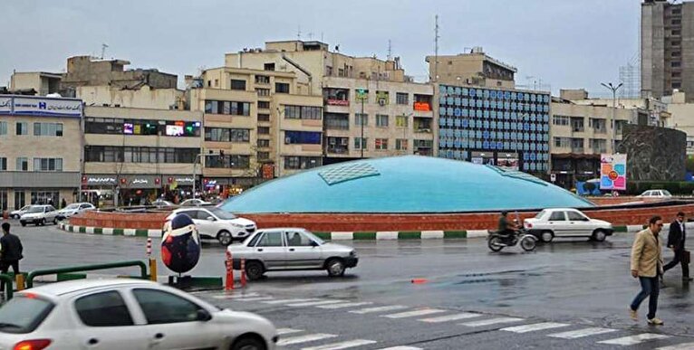 رونمایی از طرح جدید دیوارنگاره میدان انقلاب+ عکس