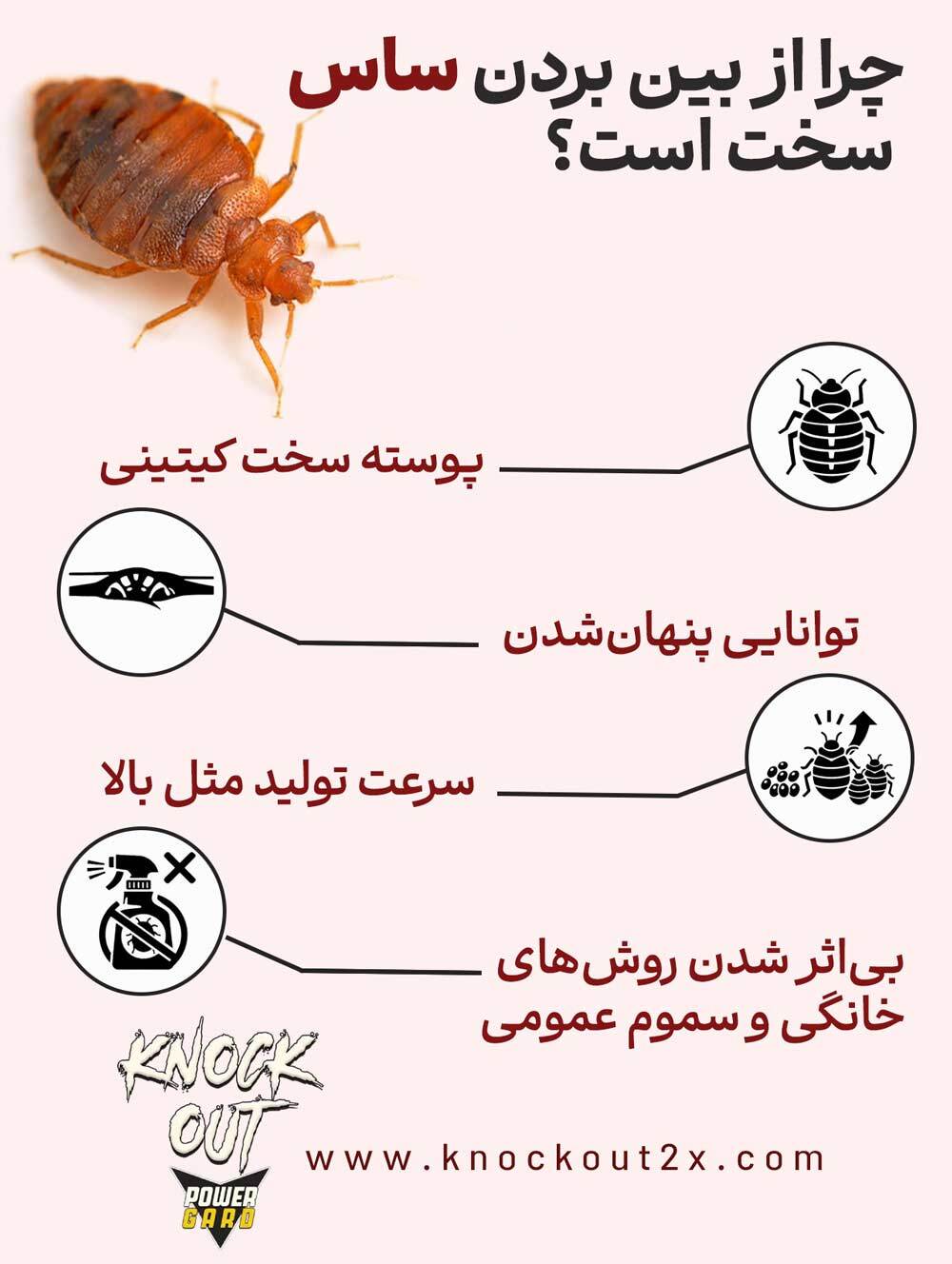 چرا از بین بردن ساس سخت است؟