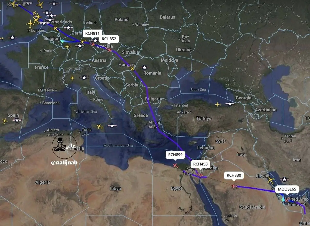 انتقال ۷ فروند هواپیما C-۱۷ به منطقه