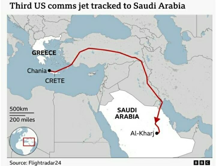 ورود مشکوک هواپیمای غول پیکر آمریکا به عربستان/ E-11A تغییر کاربری‌ داد
