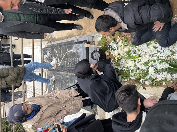 بدرقه رضا رویگری به خانه ابدی+ عکس بدرقه رضا رویگری به خانه ابدی+ عکس