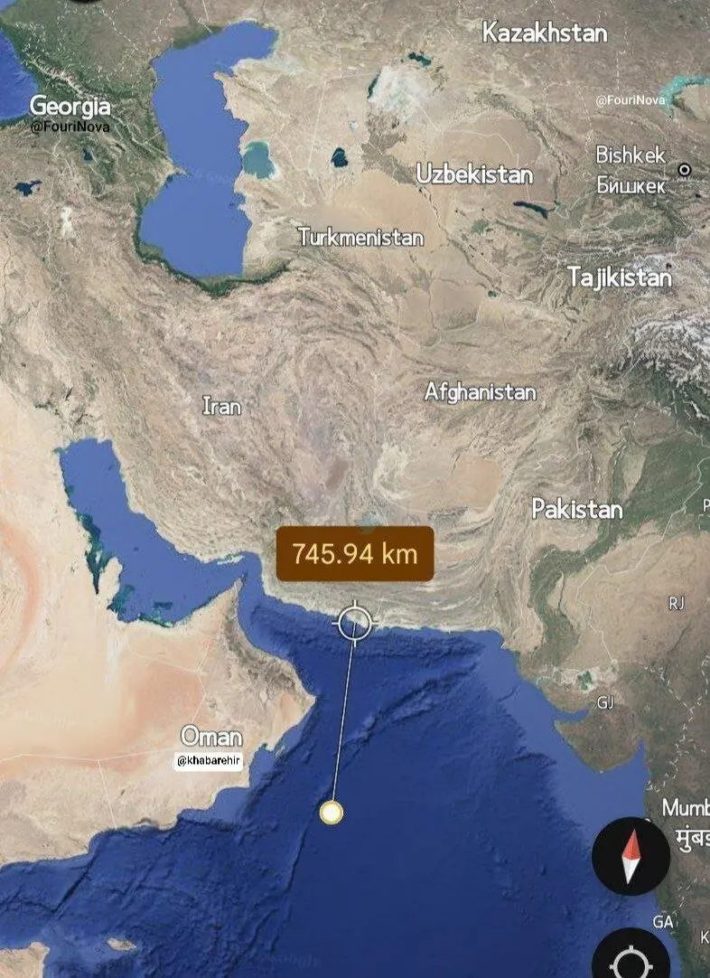 فاصله دقیق ناو آبراهام لینکلن با ایران فاش شد