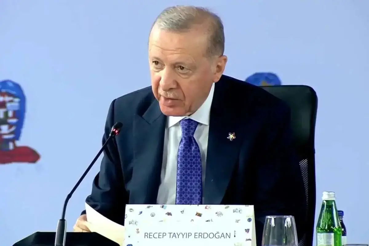 پیام تسلیت اردوغان به مناسبت شهادت رهبر انقلاب+ عکس