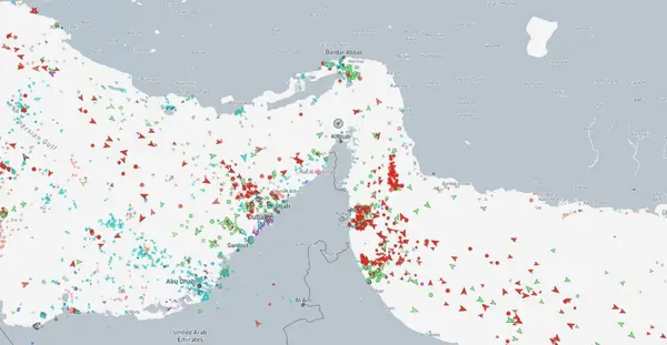 اختلال سنگین سیگنال‌های ناوبری ماهواره‌ای در تنگۀ هرمز