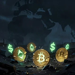 نوسانات ۴روزه رمزارزها در جنگ؛ سطوح قیمتی حیاتی در هم شکست