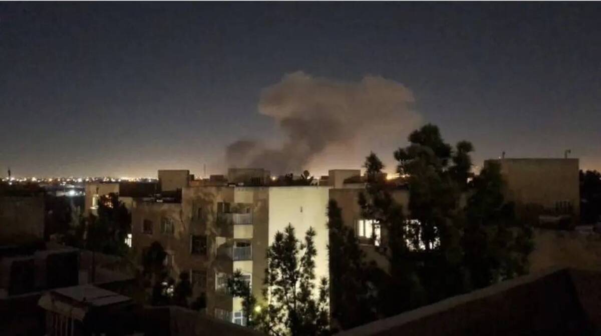 تهران ۱۸ بار بمباران شد/ پرواز جنگنده‌ها در آسمان تهران + فیلم