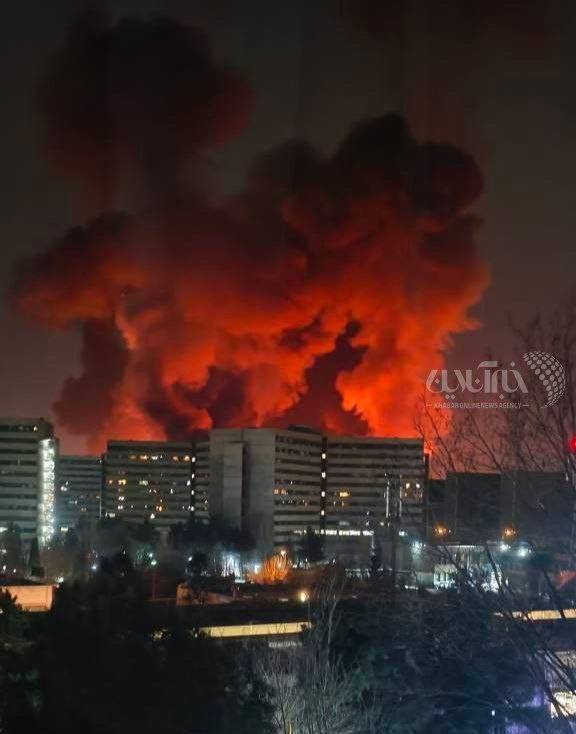 فوری/ انفجارهای شدید در چند نقطه تهران + عکس