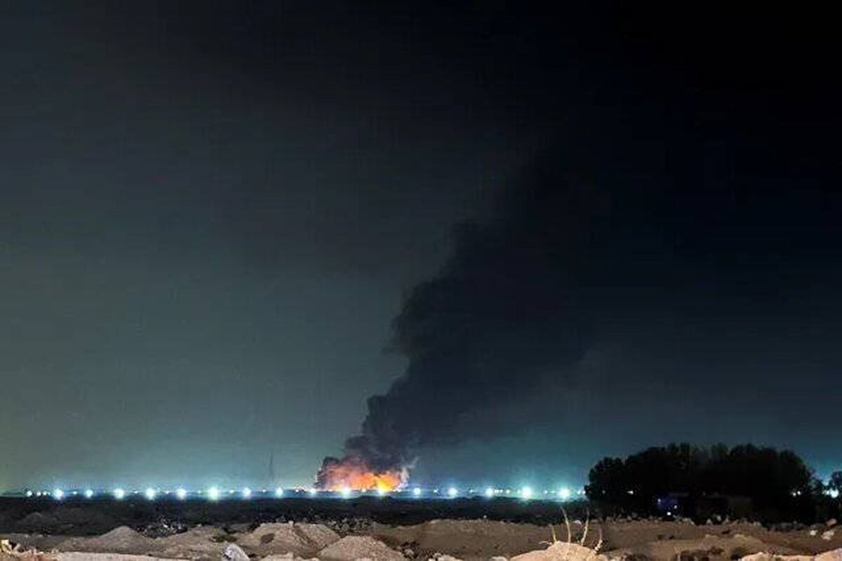 آتش‌سوزی در اطراف فرودگاه بین‌المللی دوبی