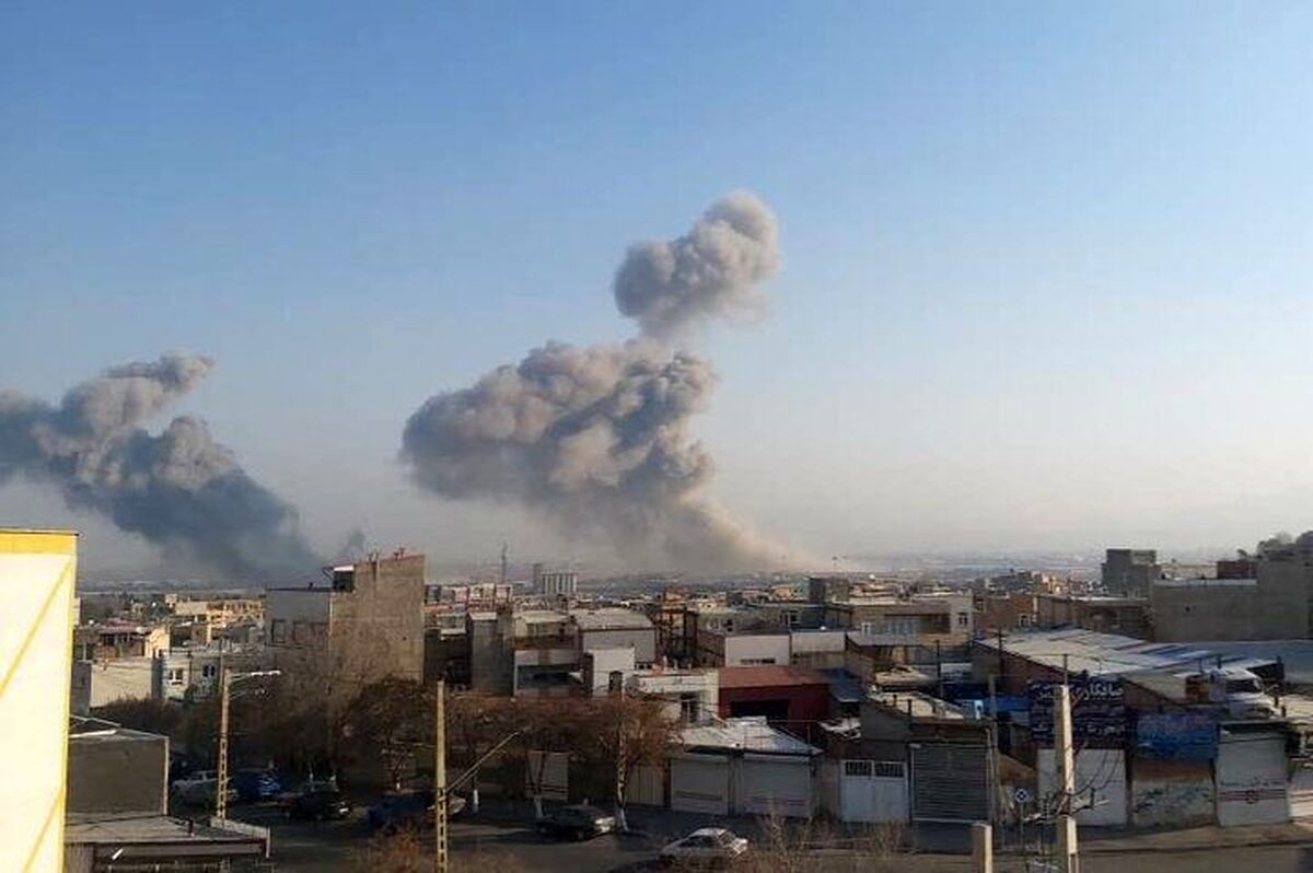 فوری / صدای انفجارهای شدید در غرب تهران