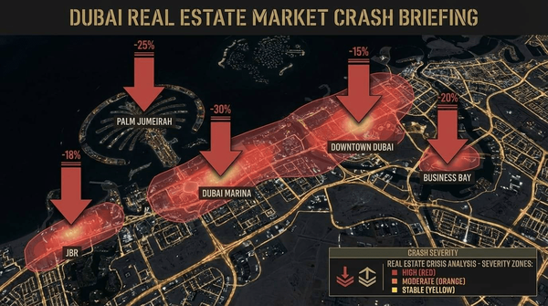 آتش در قیمت املاک دبی/ زیان‌های هنگفت سازنده برج خلیفه