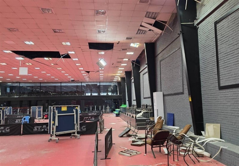 حمله هوایی به فدراسیون تنیس روی میز