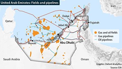 فعالیت یکی از مهم‌ترین مراکز گازی امارات تعلیق شد