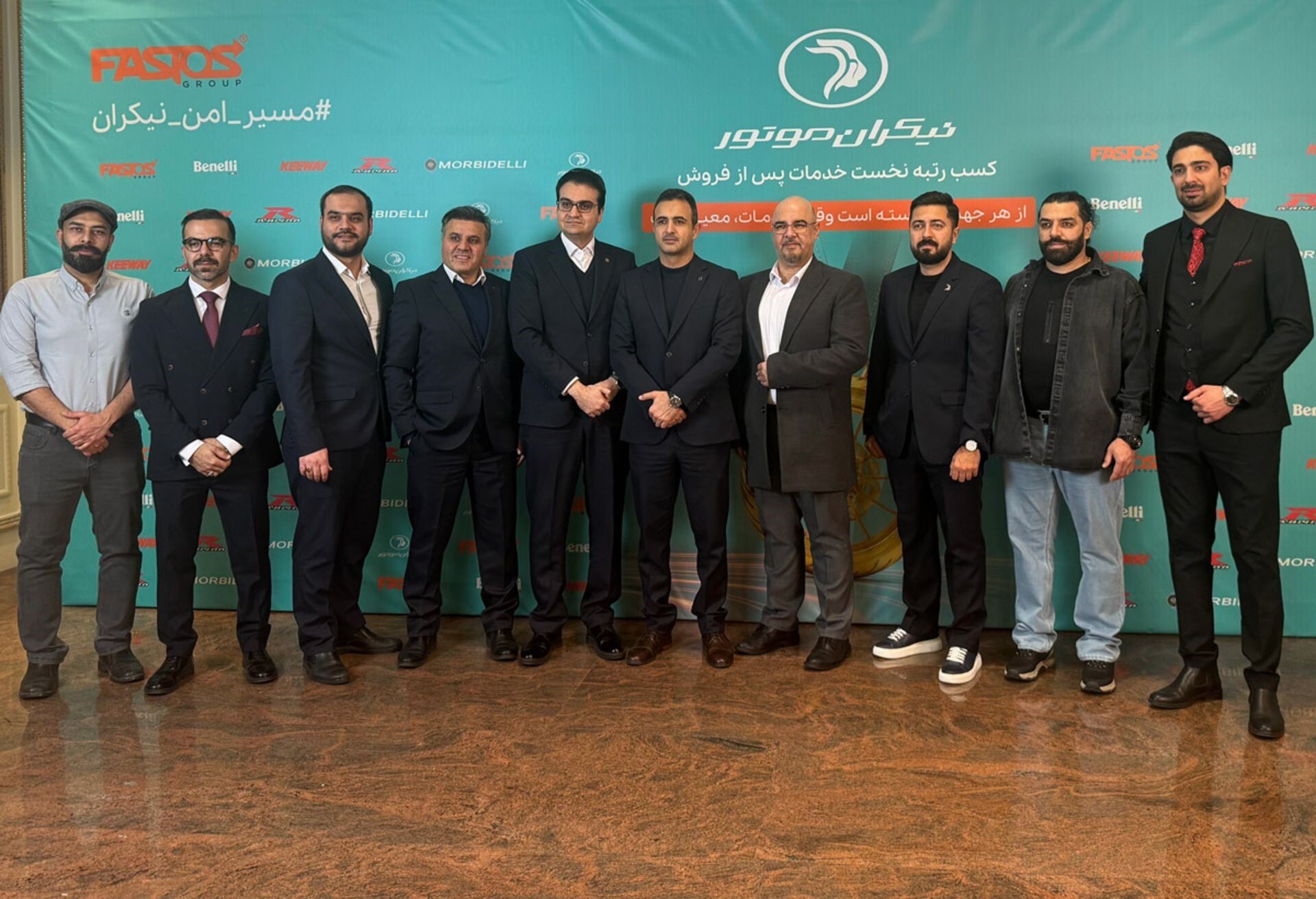 آیین تجلیل از نمایندگان خدمات پس از فروش شرکت نیکران موتور پاسارگاد