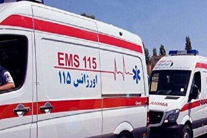۱۱ مصدوم در واژگونی مینی‌بوس کارگران معدن بردسکن - سبزوار