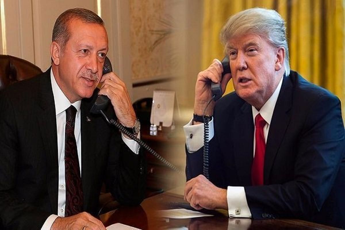  گفتگوی تلفنی اردوغان با ترامپ درباره مذاکرات آمریکا و ایران 