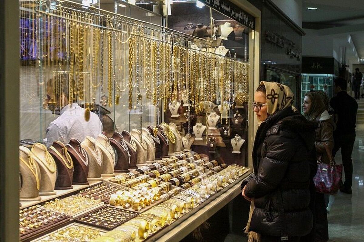  کاهش قیمت طلا در بازار تهران 