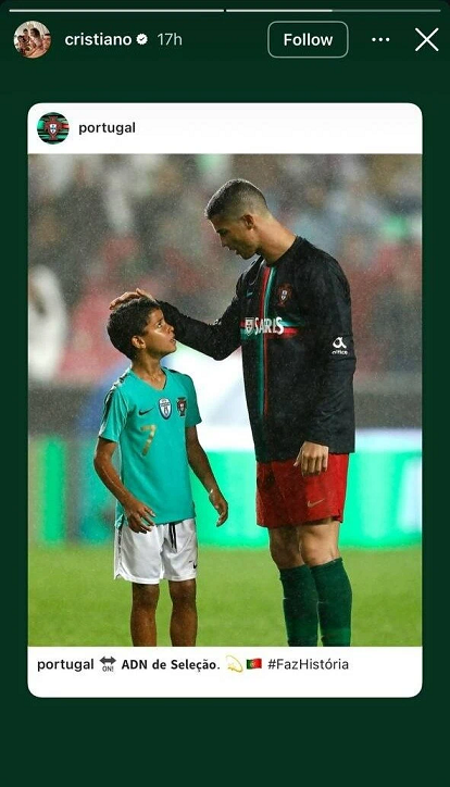 واکنش جذاب رونالدو به اخبار اخیر درباره خانواده اش