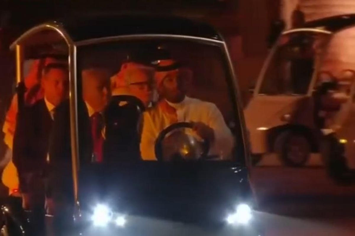 بن سلمان راننده گردشگری ترامپ شد+ فیلم