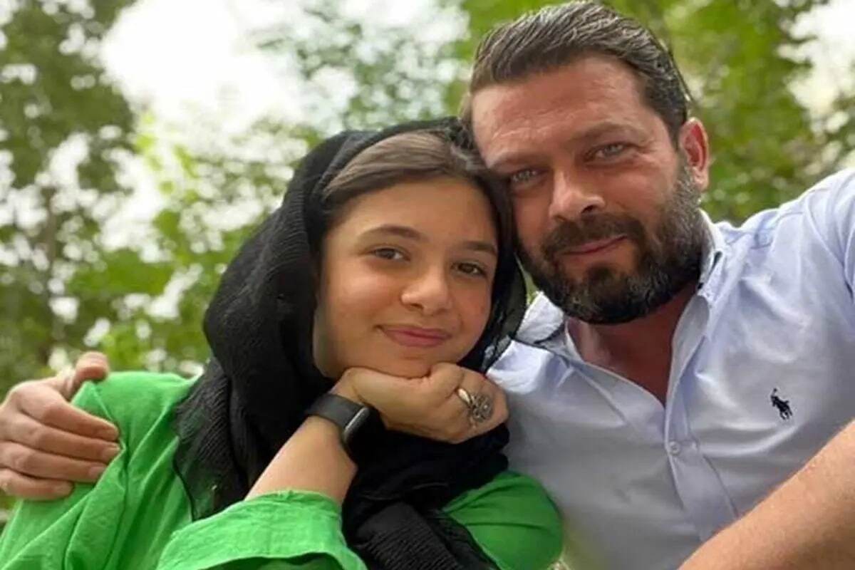 استوری جدید نفس بازغی در آغوش پدر! + فیلم