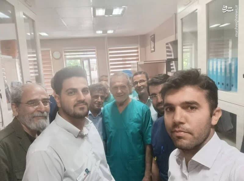 پزشکیان دست به تیغ شد + عکس