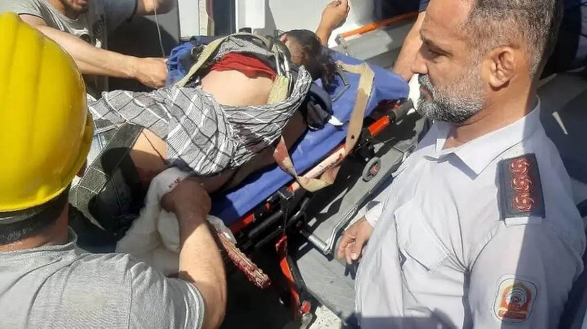  حادثه وحشتناک برای کارگر ساختمانی جوان در تهران 