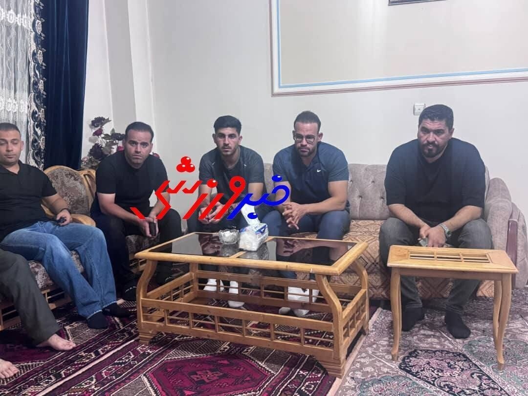 ستاره پرسپولیس در منزل الهه حسین زاده+ عکس