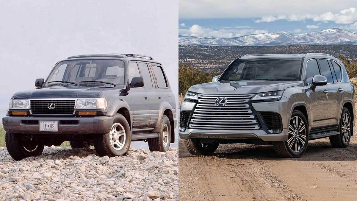  لکسوس LX رقیب ژاپنی رنجروور ۳۰ ساله شد 