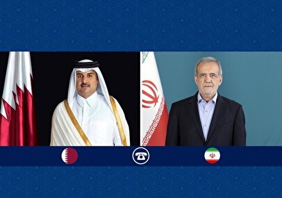 امیر قطر: کنار برادران خود در ایران می‌ایستیم